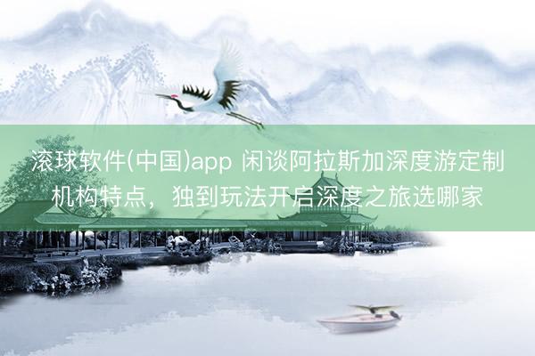 滚球软件(中国)app 闲谈阿拉斯加深度游定制机构特点，独到玩法开启深度之旅选哪家