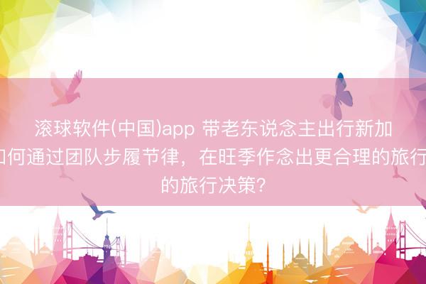 滚球软件(中国)app 带老东说念主出行新加坡：如何通过团队步履节律，在旺季作念出更合理的旅行决策？