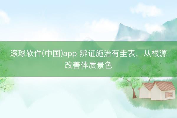 滚球软件(中国)app 辨证施治有圭表，从根源改善体质景色