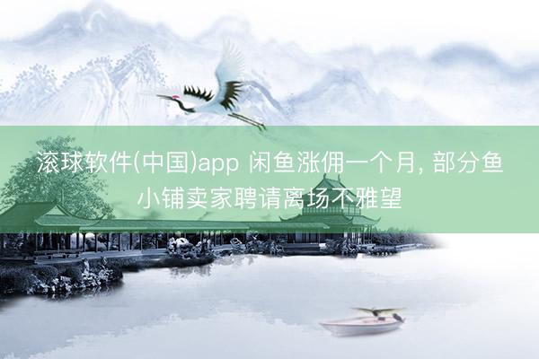 滚球软件(中国)app 闲鱼涨佣一个月, 部分鱼小铺卖家聘请离场