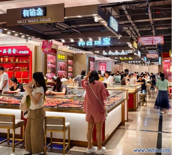 水贝黄金市集&nbsp; 图片开首：每经记者 潘婷 摄